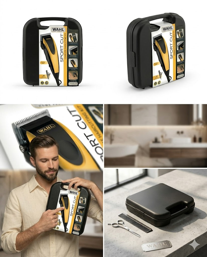 Combo Wahl Sport Cut Clipper Corte de Cabello Casa