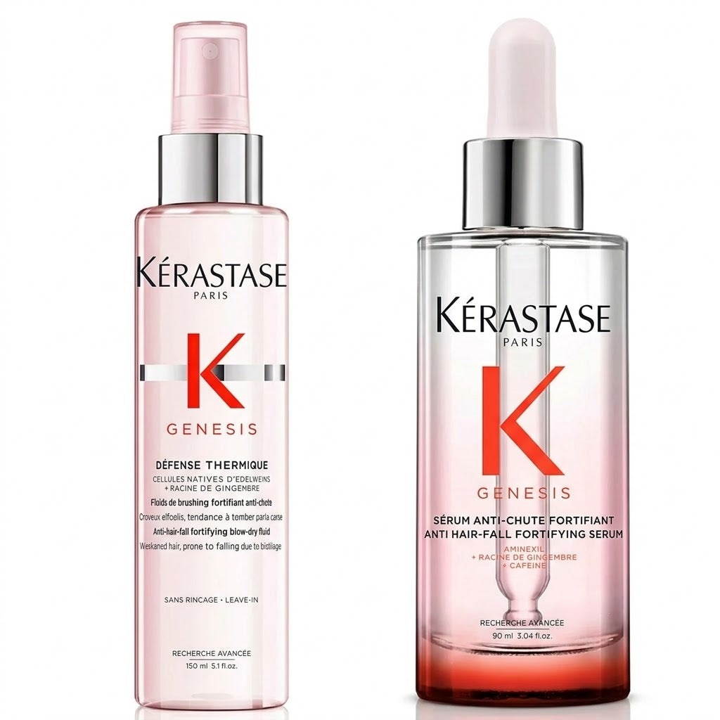 KÉRASTASE GENESIS DÚO ANTICAÍDA Y PROTECCIÓN TÉRMICA (DÉFENSE THERMIQUE 150 ML + SÉRUM ANTICHUTE 90 ML)