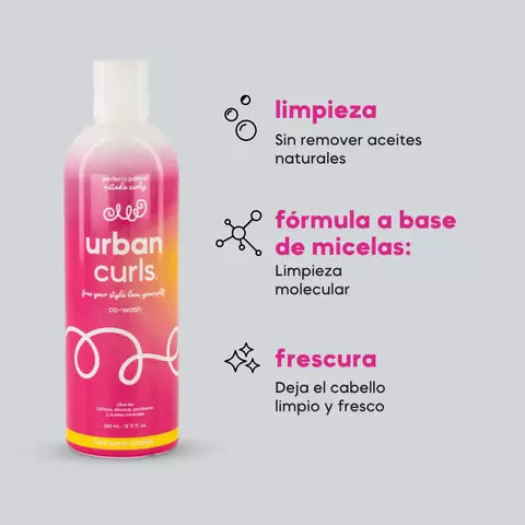Urban Curls Co-Wash 960 ML - vista 2