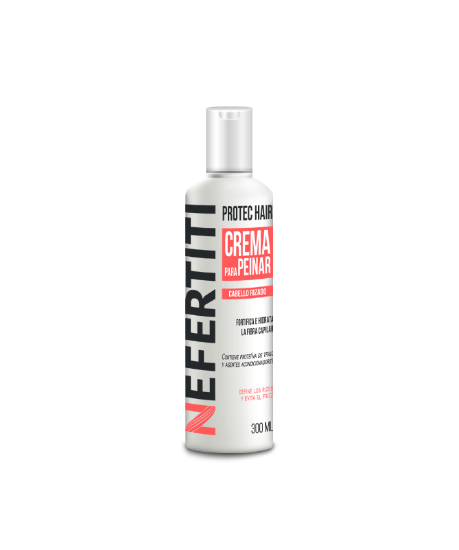 NEFERTITI PROTEC HAIR CREMA PARA PEINAR CONTROL RIZOS 300ML