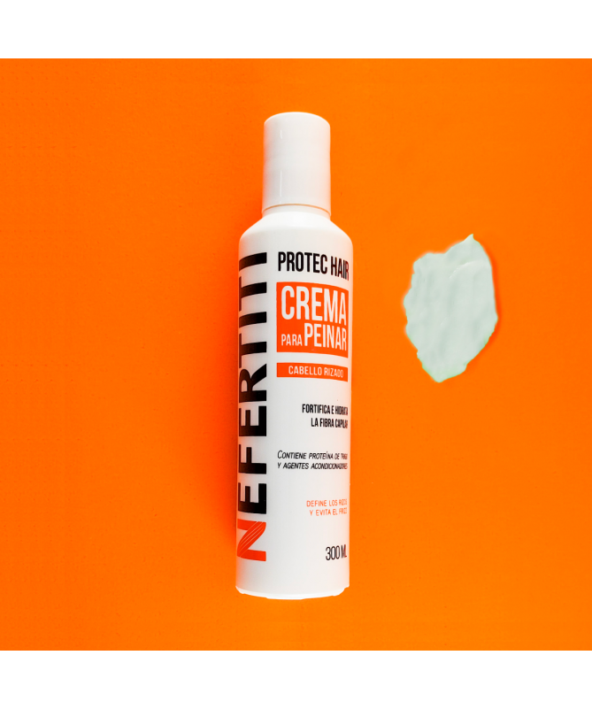 NEFERTITI PROTEC HAIR CREMA PARA PEINAR CONTROL RIZOS 300ML