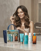 Kit Moroccanoil Hydration | Shampoo, Acondicionador, Tratamiento, Crema de Manos y Cosmetiquera