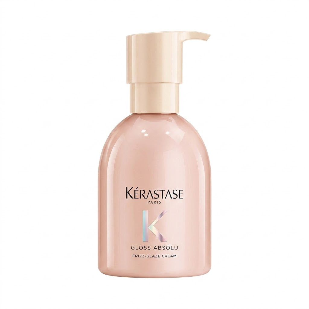 Kérastase Gloss Absolu Frizz-Glaze Cream 240 ml – Crema Anti-Frizz de Brillo Intenso