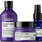 L'Oréal Professionnel Keratin Alpha Sleek Routine – Control de Frizz y Suavidad Prolongada