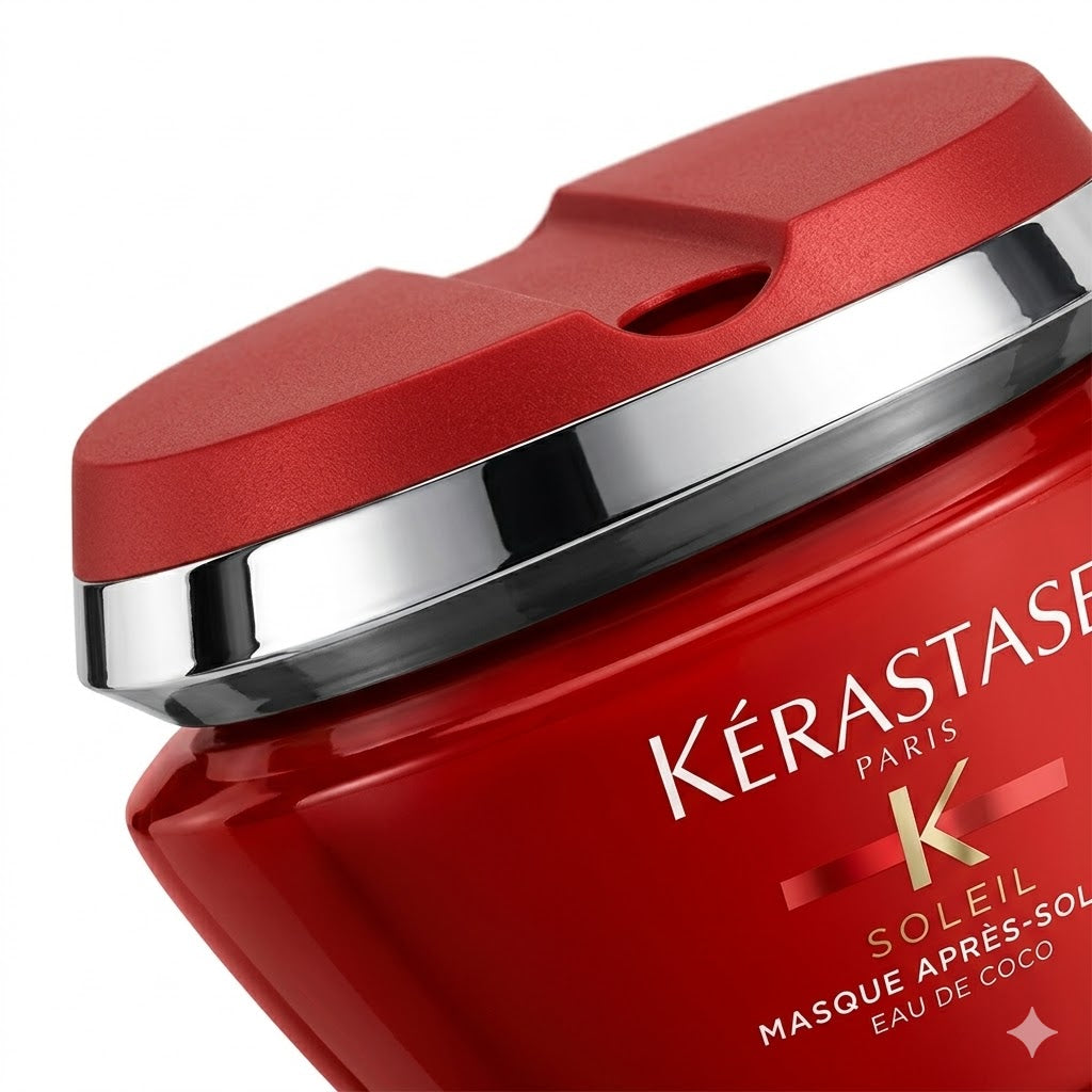 MASCARILLA KÉRASTASE SOLEIL MASQUE APRÈS-SOLEIL EAU DE COCO 200 ML PARA CABELLO EXPUESTO AL SOL
