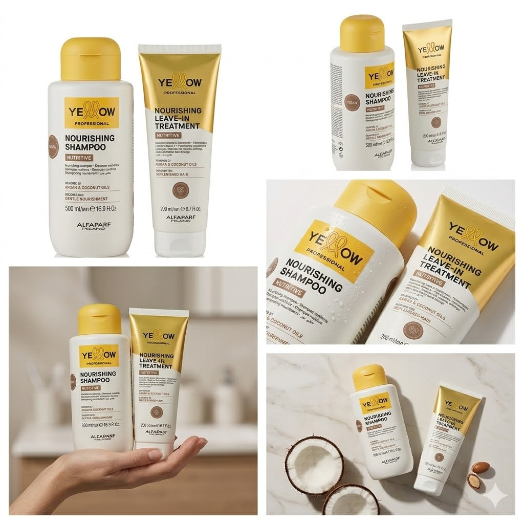 Dúo Yellow Nutritive – Shampoo + Leave-in 700ml