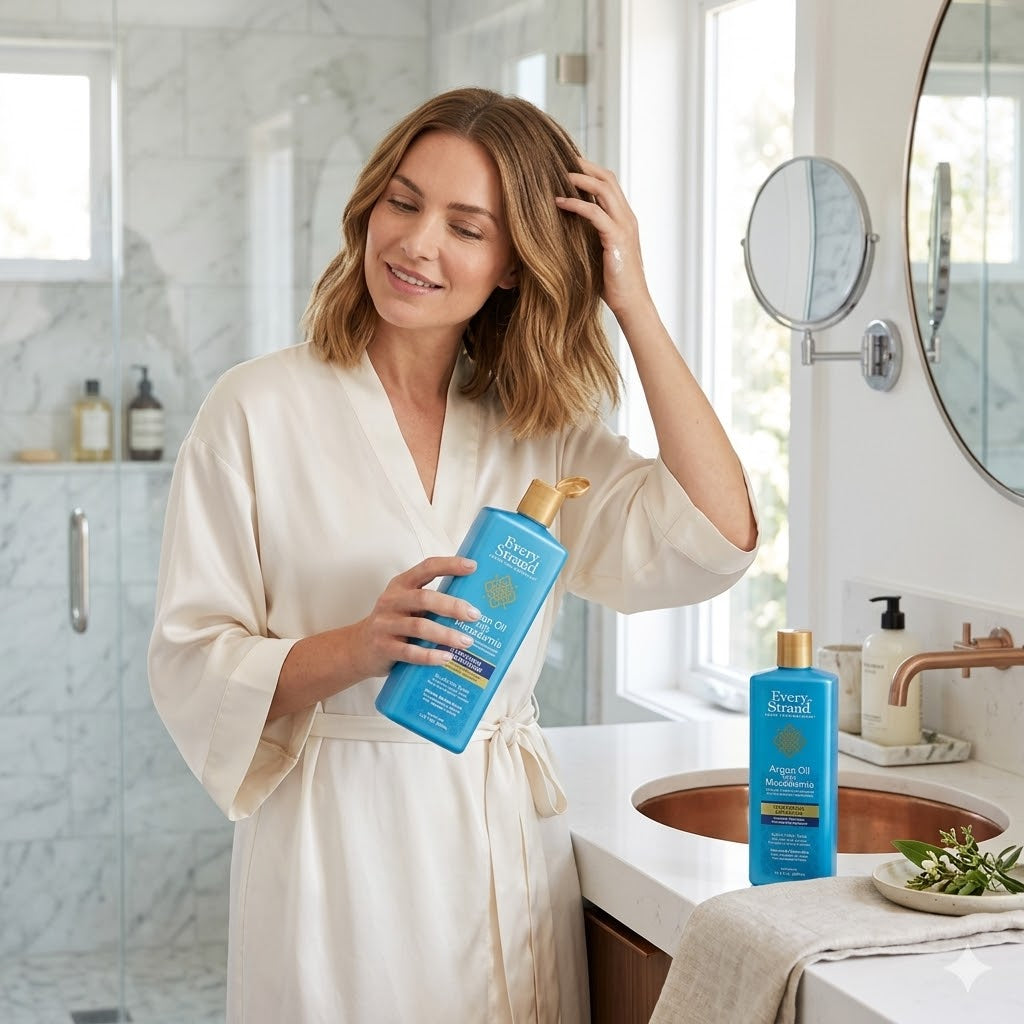 Duo Every Strand Argan Oil & Macadamia – Shampoo + Acondicionador Hidratante