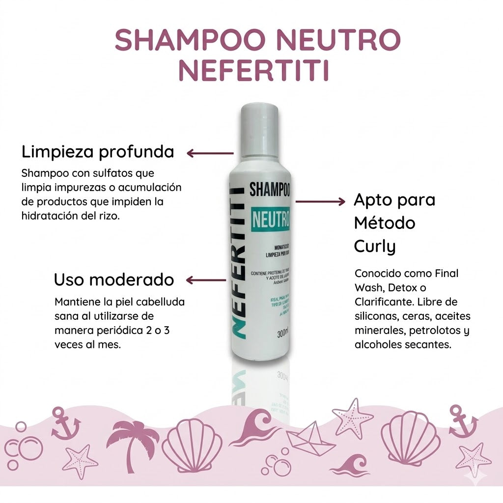 NEFERTITI SHAMPOO NEUTRO 300ML