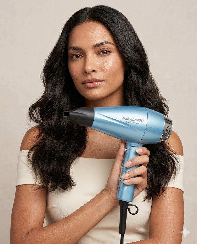 Secadora Profesional BaBylissPRO Nano Titanium Compacta Plegable Viaje BNT910ES