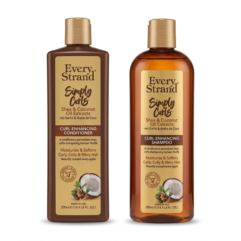 Duo Every Strand Simply Curls – Shampoo + Acondicionador para Rizos