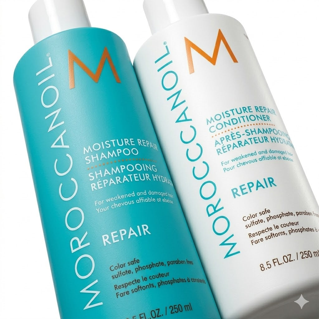 MOROCCANOIL MOISTURE REPAIR SHAMPOO + CONDITIONER 250ML