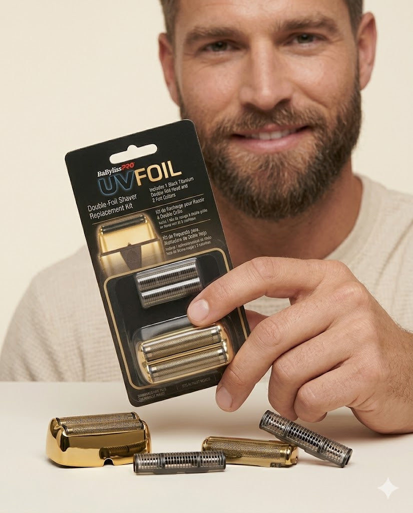 Cuchilla Repuesto BaBylissPRO Shaver UV Gold Foil Original
