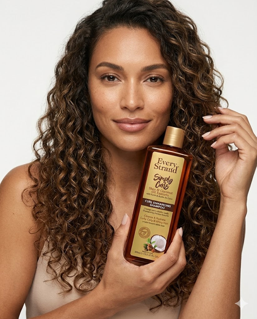 Shampoo Every Strand Simply Curls 399 ml – Sin Sulfatos para Rizos Definidos