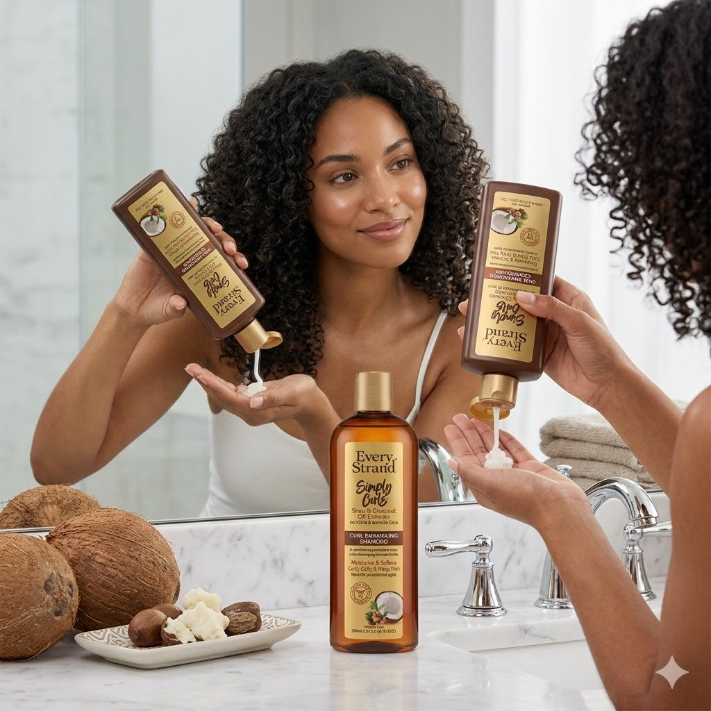 Duo Every Strand Simply Curls – Shampoo + Acondicionador para Rizos