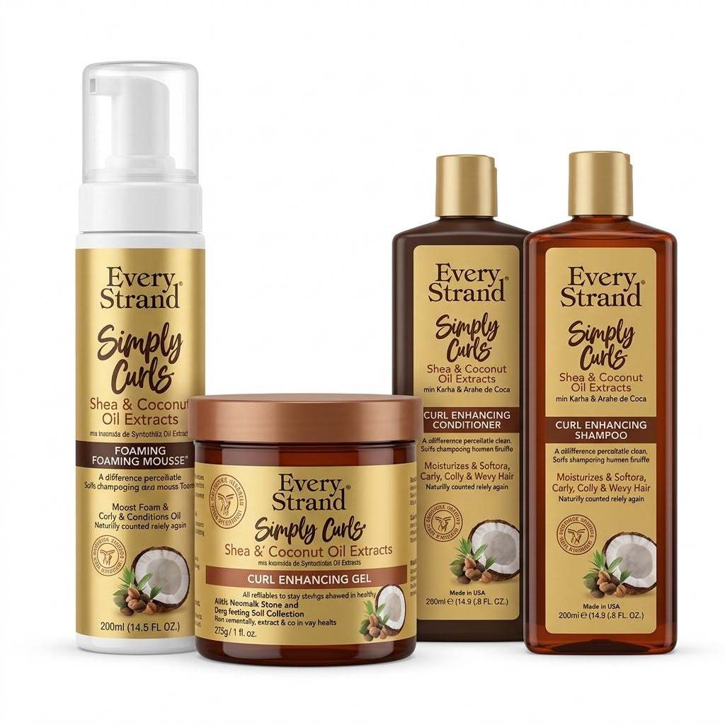 Kit Completo Every Strand Simply Curls – Rutina Completa para Rizos Definidos