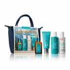 Kit Moroccanoil Frizz Control | Shampoo, Acondicionador, Tratamiento, Crema de Manos y Cosmetiquera