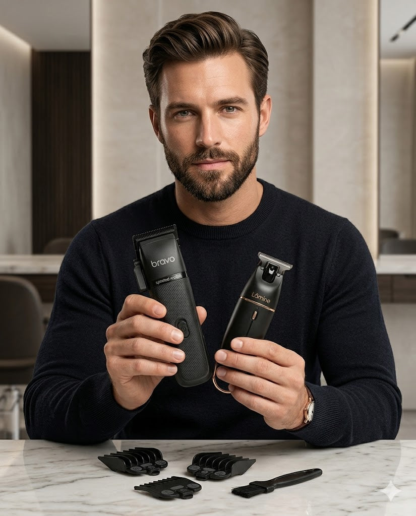 Kit de Corte y Detalle Bravo & Lámine – Cortadora, Trimmer y Accesorios