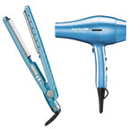 COMBO BaBylissPRO PLANCHA BABNT2091 + SECADORA NANO TITANIUM 2000W BLUE