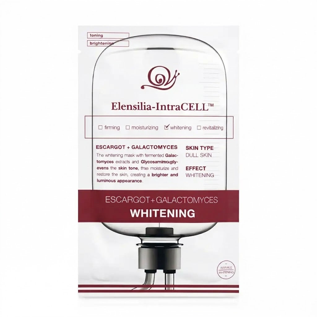 MASCARILLA FACIAL ELENSILIA INTRACELL ESCARGOT + GALACTOMYCES ACLARANTE 25 M