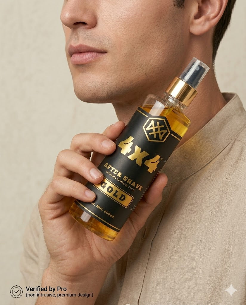 AFTER SHAVE 4X4 GOLD 400ml