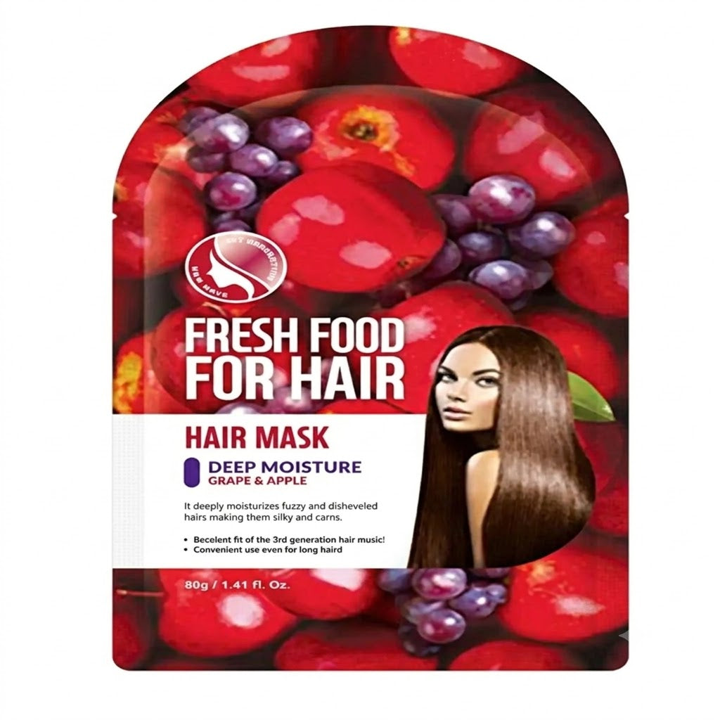 MASCARILLA CAPILAR FRESH FOOD MANZANA UVA