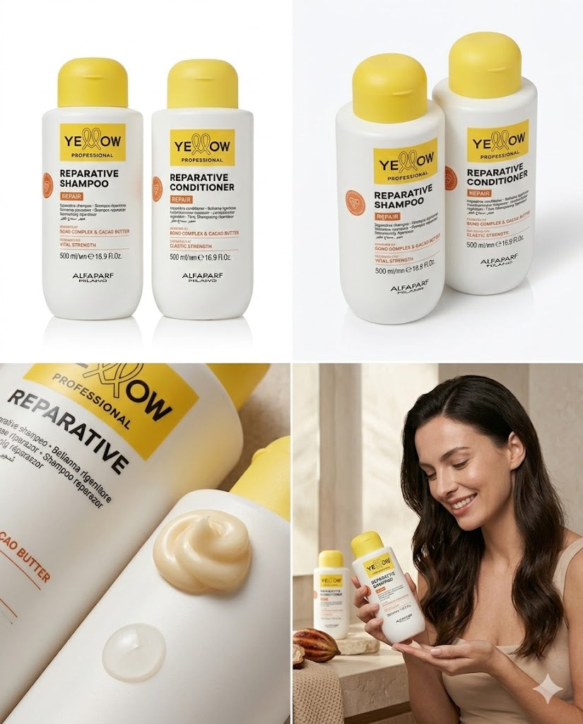 Dúo Yellow Repair – Shampoo + Acondicionador 2x500ml