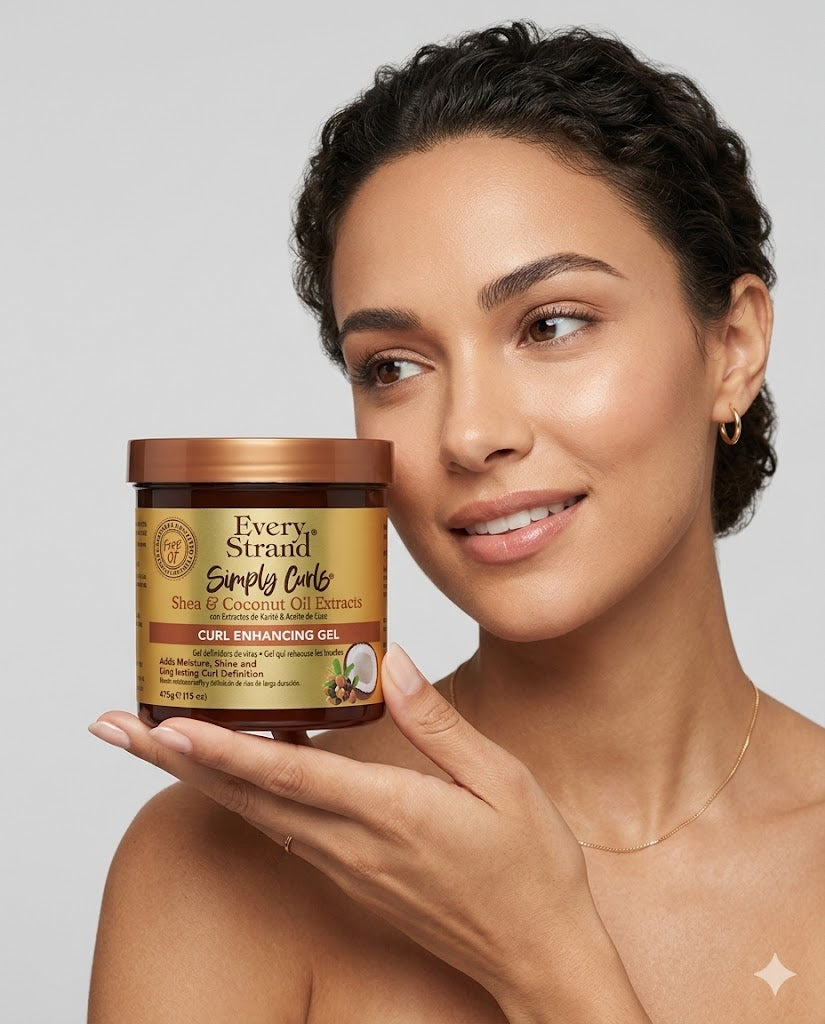 Gel Every Strand Simply Curls 425 g – Definidor de Rizos con Shea y Coco