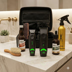 Kit Profesional de Barbería VOGIA – Máquina de Corte, Trimmer y Accesorios Premium