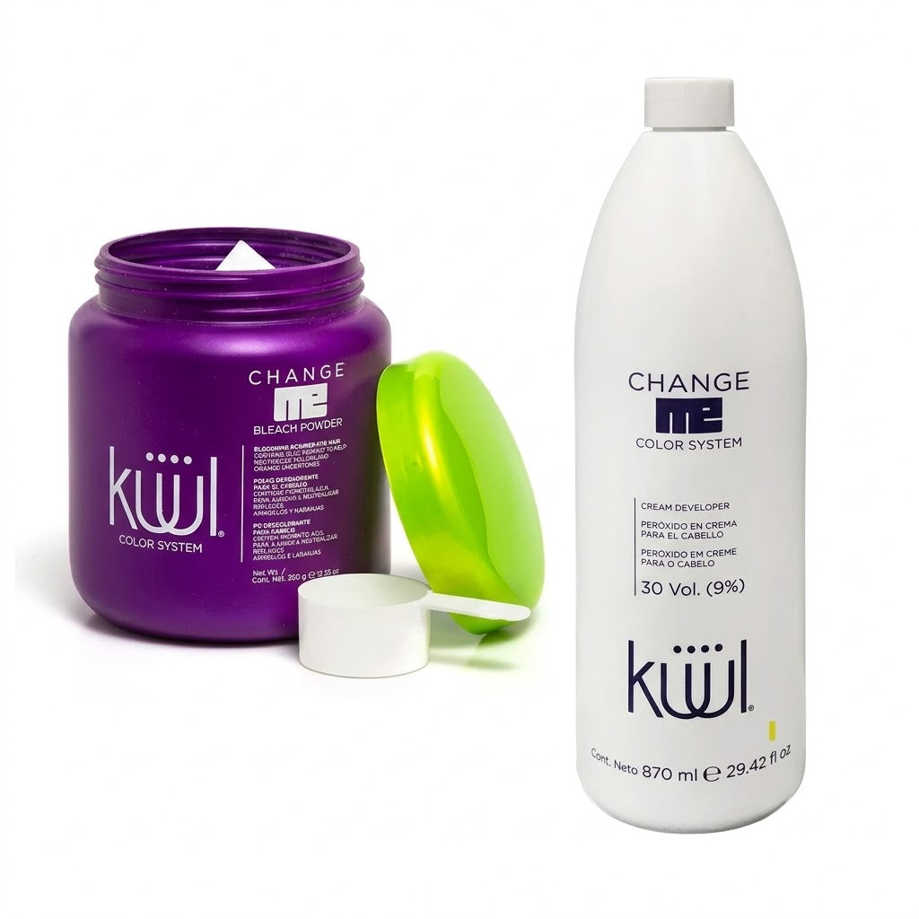 Kuul ME Bleach Powder 350g + Perox 30Vol 870 ml