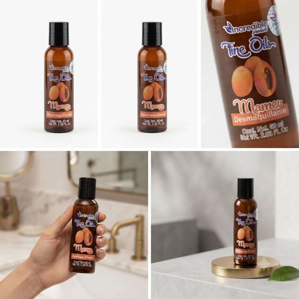 Aceite de Mamey Desmaquillante Incredible Products Fine Oils 60 ml