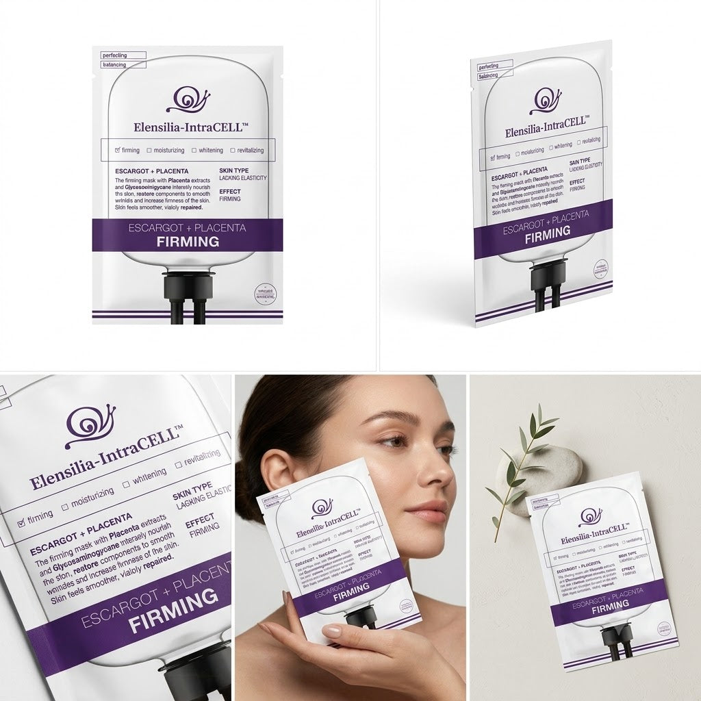 MASCARILLA FACIAL ELENSILIA INTRACELL ESCARGOT + PLACENTA REAFIRMANTE 25 ML