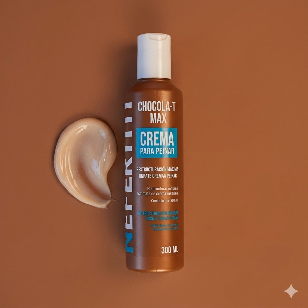 NEFERTITI CREMA PARA PEINAR CHOCOLA-T MAX 300ml
