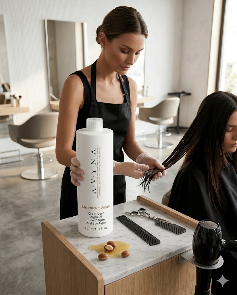 Maschera Avyna Argan – Cabello Seco y Dañado 1000ml