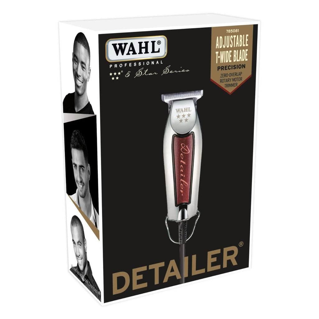 Trimmer Wahl 5 Star Detailer Alámbrico Profesional Barber Cuchilla T-Wide