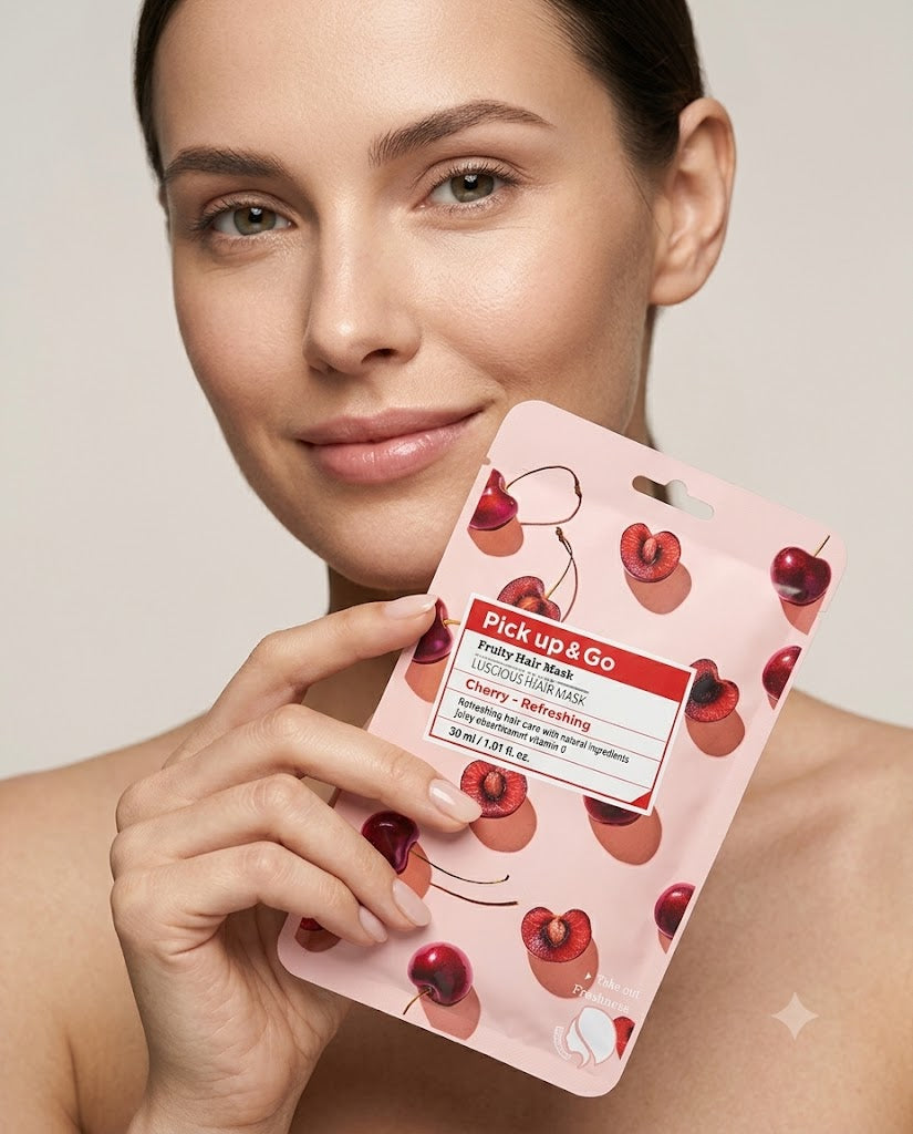 PICK UP & GO MASCARILLA CAPILAR CEREZA (HAIR MASK CHERRY) - REFRESHING