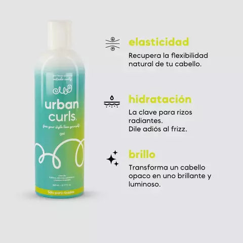 Urban Curls gel 360ml - vista 2