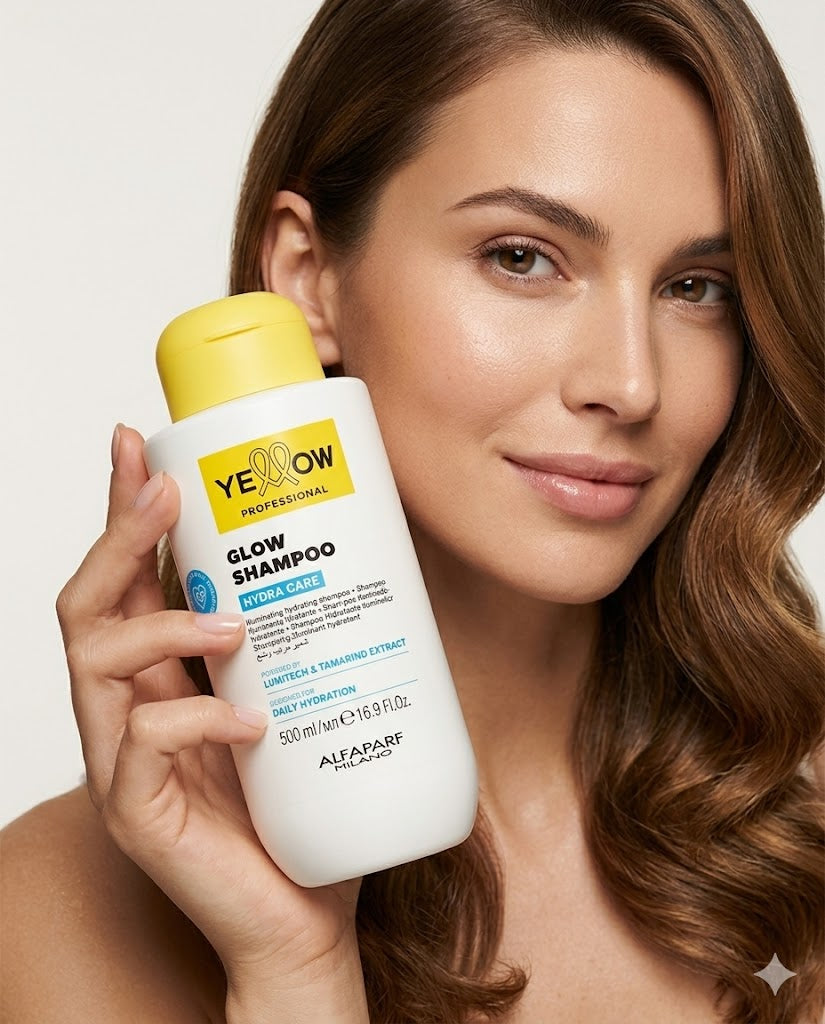 Shampoo Yellow Glow Hydra Care – Hidratación 500ml