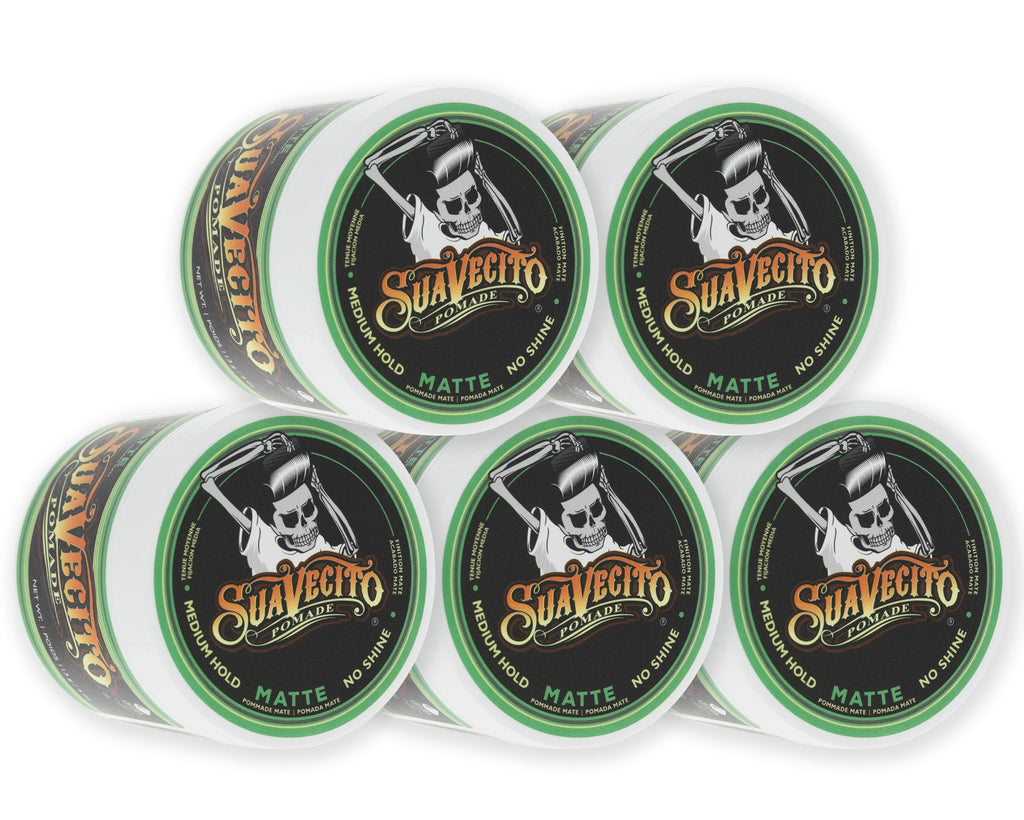 Suavecito Pomade Matte 113g - Producto profesional para barbería con acabado mate y fijación fuerte