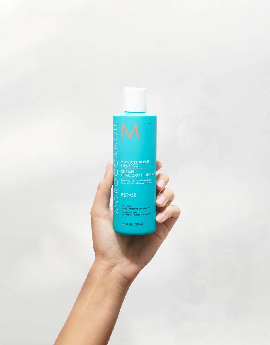 Shampoo Moroccanoil Repair 250ml para cabello dañado con aceite de argán - Esthy Beauty México