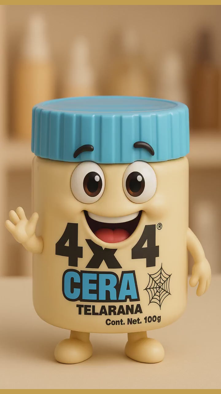 Video cera-4x4-profesional-telarana-100grs