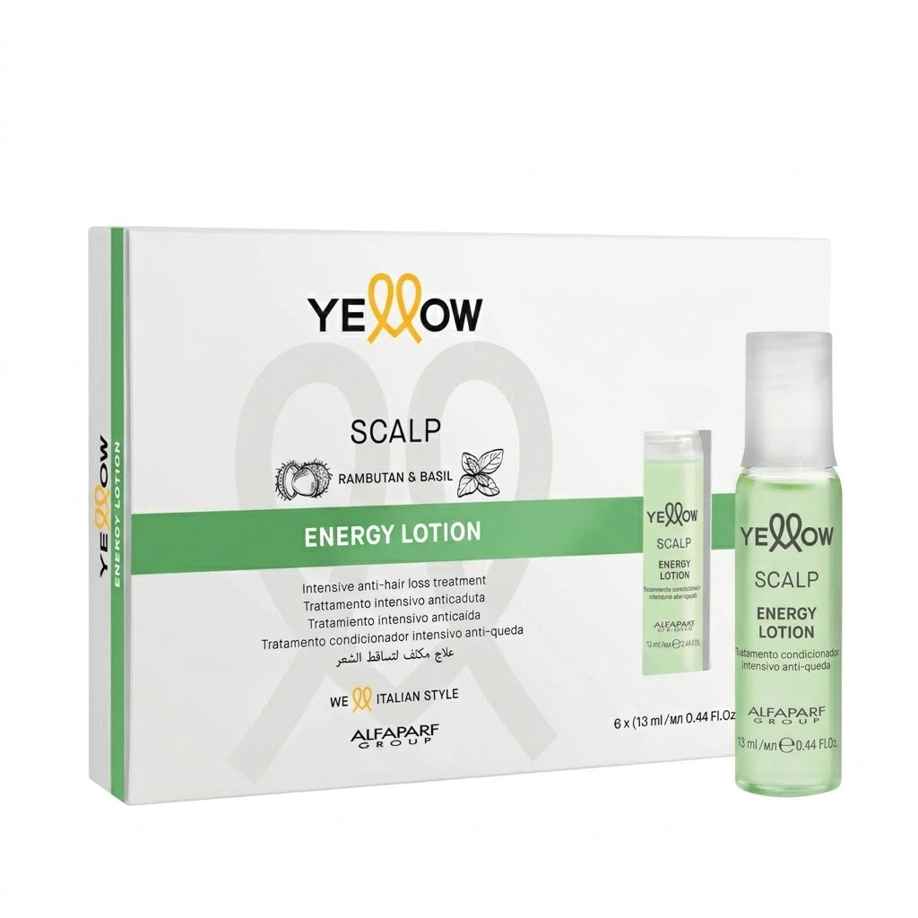Ampolletas Yellow Scalp Energy – Anticaída 6x13ml