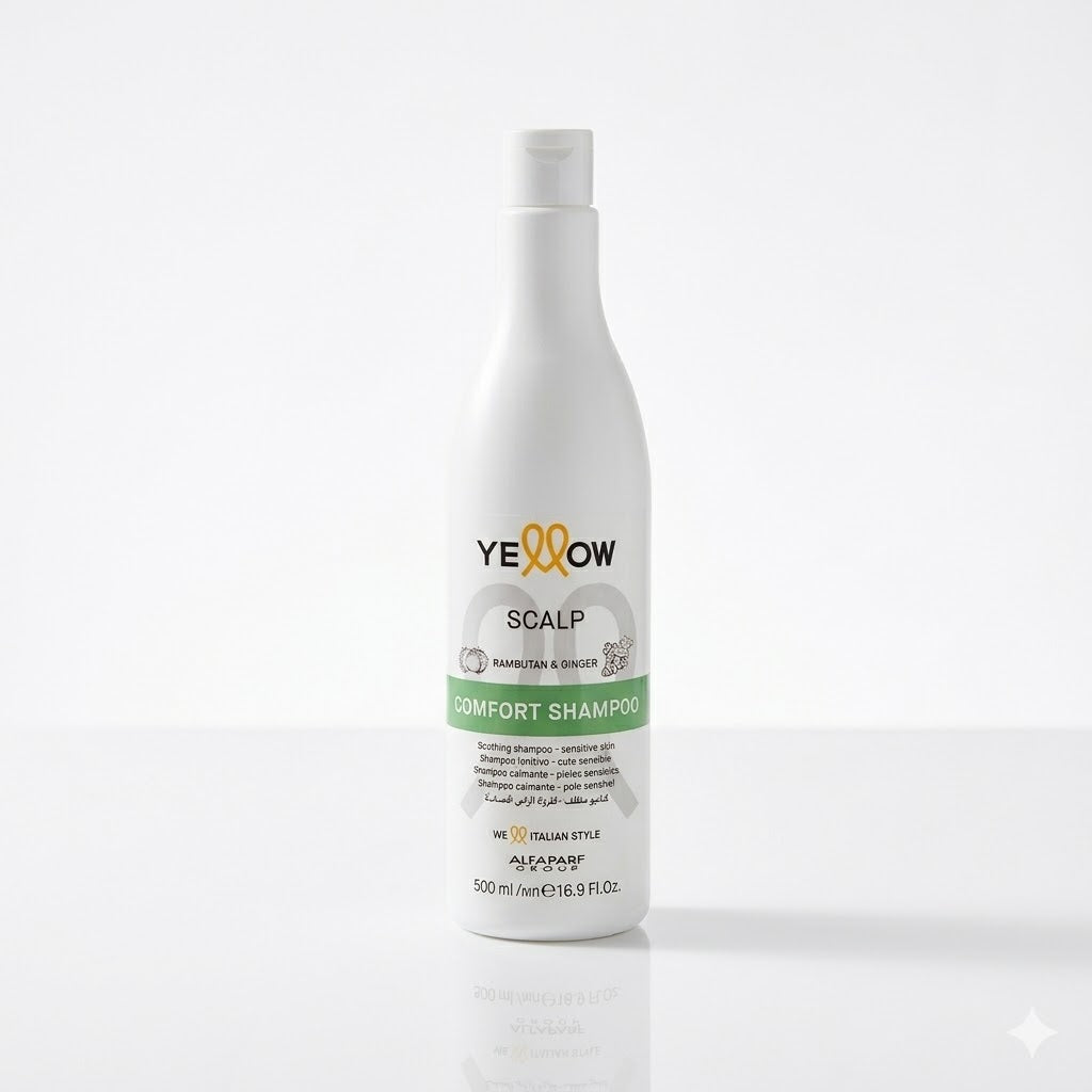 Shampoo Yellow Scalp Comfort – Cuero Cabelludo Sensible 500ml