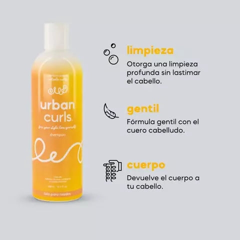 Urban Curls Shampoo 360ML - vista 2