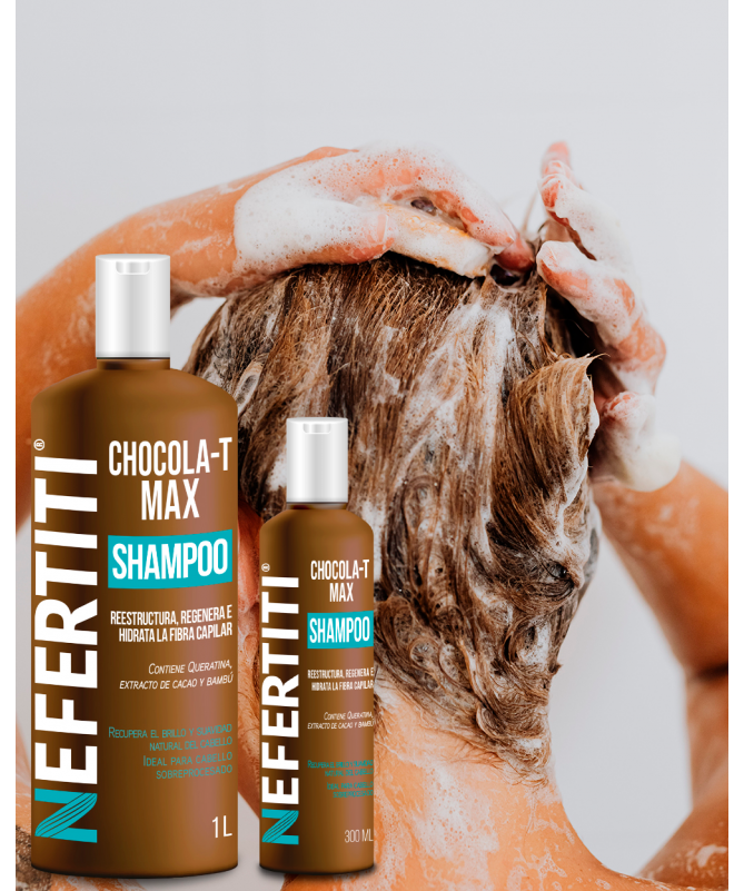 NEFERTITI SHAMPOO CHOCOLA-T MAX 300 ML