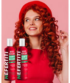 NEFERTITI COLOR CARE SHAMPOO/TRATAMIENTO ROUGE 300ML