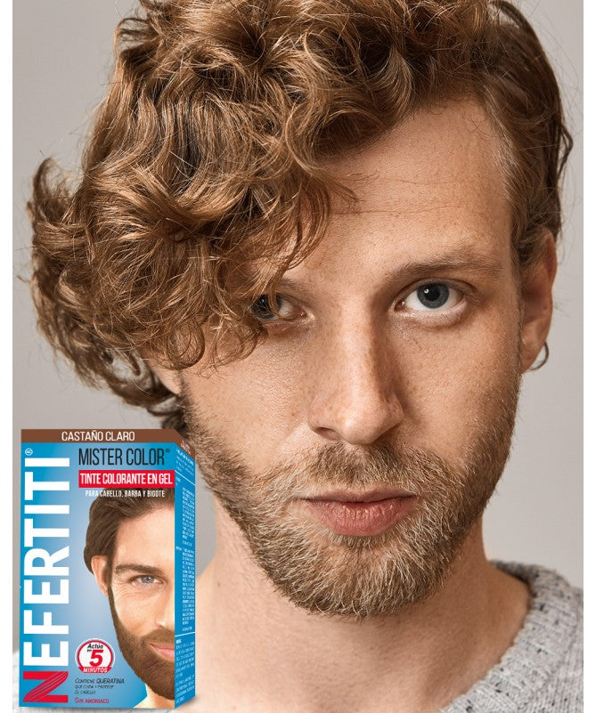 NEFERTITI KIT MISTER COLOR CASTAÑO CLARO 30 ML C/U