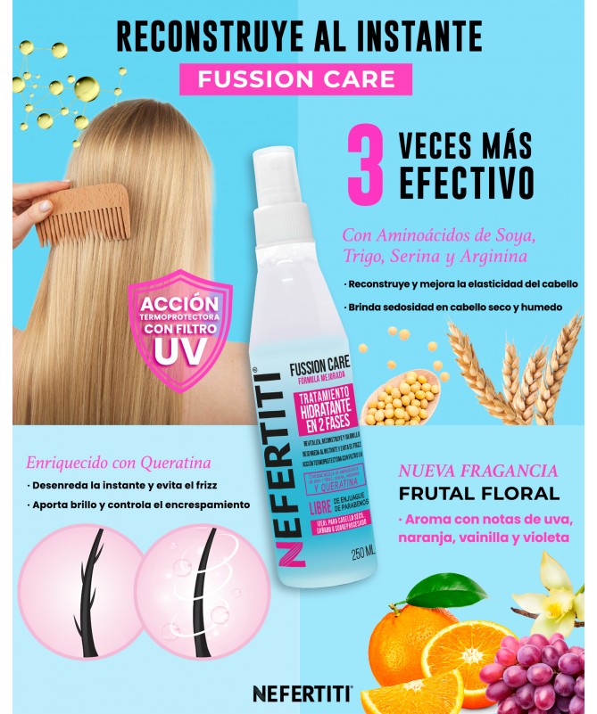 NEFERTITI FUSSION CARE 2 FASES 250ML