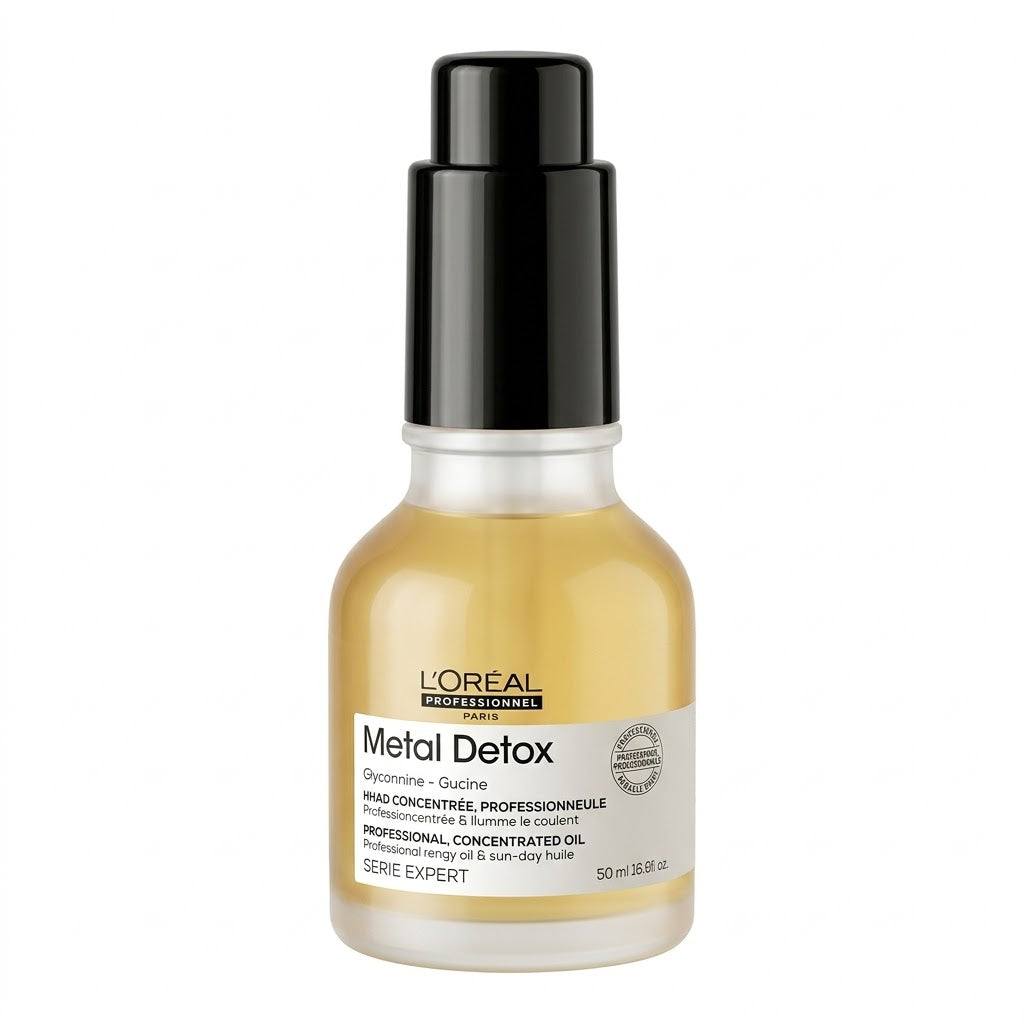 Aceite Concentrado L'Oréal Metal Detox – Tratamiento Profesional Anti-Metales 50 ml