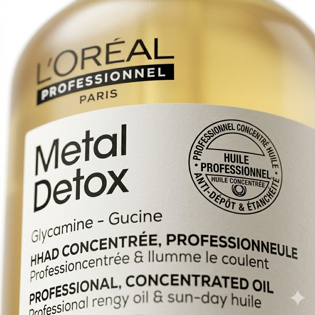 Aceite Concentrado L'Oréal Metal Detox – Tratamiento Profesional Anti-Metales 50 ml