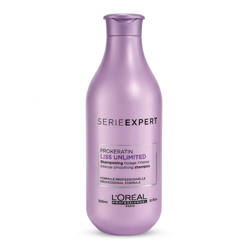 Shampoo L'Oréal Liss Unlimited Prokeratin – Alisado y Anti-Frizz 300 ml